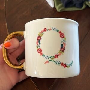 Opalhouse porcelain mug Q design